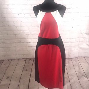 Boohoo Plus Molly Coulor Block Midi Dress Sz 20